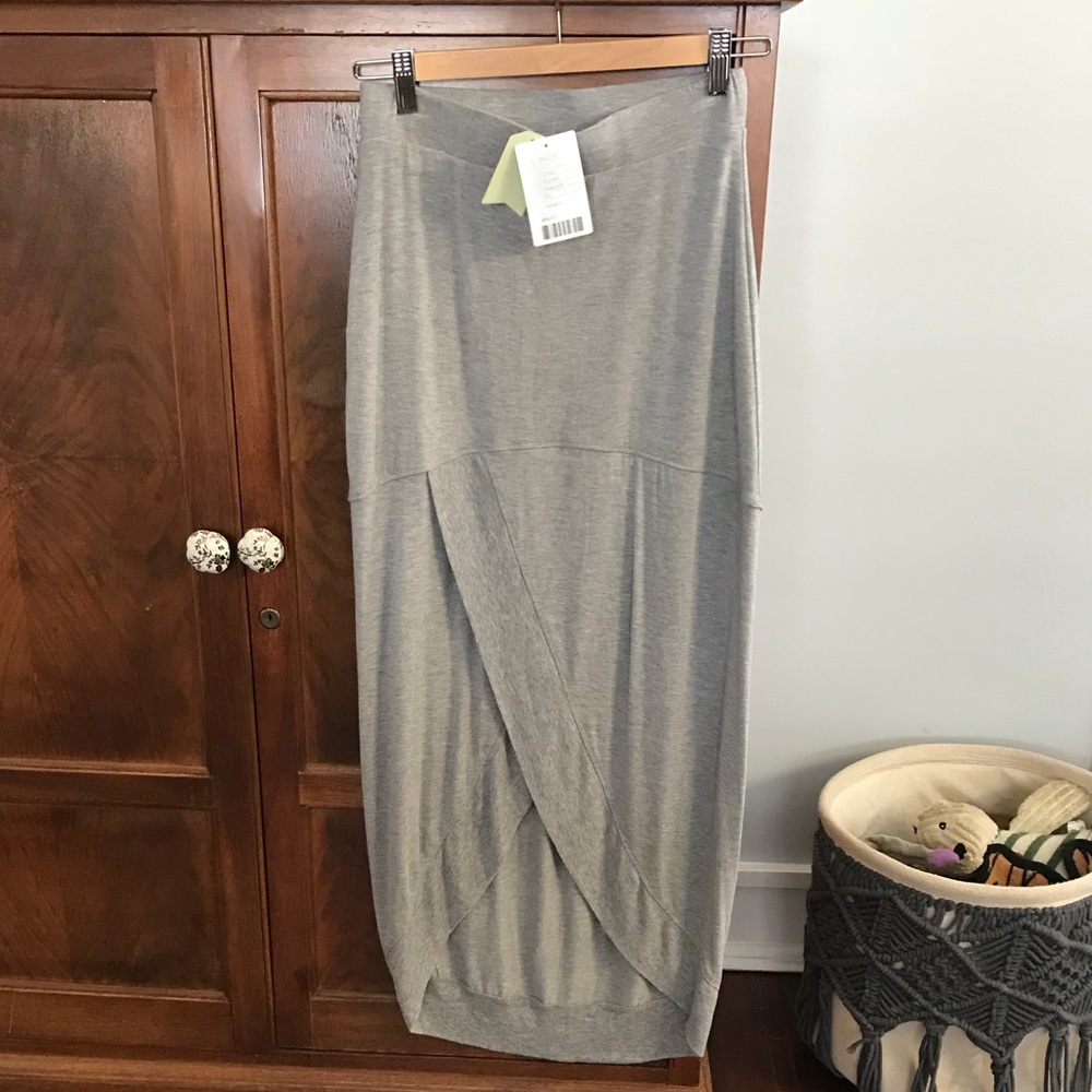 NWT Anthropologie grey skirt